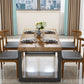 Contemporary Solid Wood Dining Table Rectangle Dining Table for Home Use