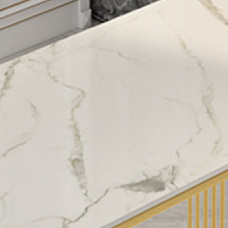 Contemporary Sintered Stone Dining Table Rectangle Dining Table for Home Use Clearhalo 'Dining Tables & Seating' 'Dining Tables' 'dining_table' 'furn' 'furn_dining_table' 'Furniture' 'Kitchen & Dining Furniture' 6277318