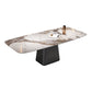 Modern Dining Rectangle Table Dining Stone Table for Home Use Clearhalo 'Dining Tables & Seating' 'Dining Tables' 'dining_table' 'furn' 'furn_dining_table' 'Furniture' 'Kitchen & Dining Furniture' 6277341
