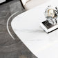 Modern Dining Rectangle Table Dining Sintered Stone Table for Home Use