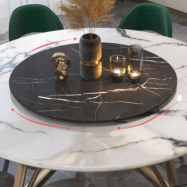 Traditional Luxury Dining Table Round Dining Table for Dinner Room Clearhalo 'Dining Tables & Seating' 'Dining Tables' 'dining_table' 'furn' 'furn_dining_table' 'Furniture' 'Kitchen & Dining Furniture' 6277536