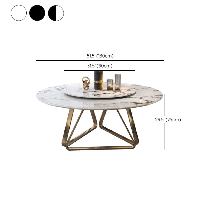 Traditional Luxury Dining Table Round Dining Table for Dinner Room Clearhalo 'Dining Tables & Seating' 'Dining Tables' 'dining_table' 'furn' 'furn_dining_table' 'Furniture' 'Kitchen & Dining Furniture' 6277544