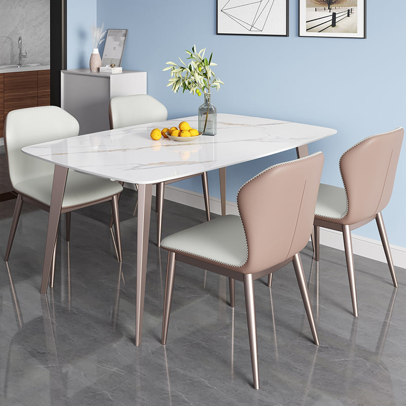 Rectangle Dining Table Traditional Luxury Dining Table for Home 47.2"L x 29.5"W x 29.5"H Without Chairs Clearhalo 'Dining Tables & Seating' 'Dining Tables' 'dining_table' 'furn' 'furn_dining_table' 'Furniture' 'Kitchen & Dining Furniture' 6277567