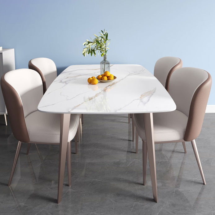 Rectangle Dining Table Traditional Luxury Dining Table for Home Clearhalo 'Dining Tables & Seating' 'Dining Tables' 'dining_table' 'furn' 'furn_dining_table' 'Furniture' 'Kitchen & Dining Furniture' 6277575