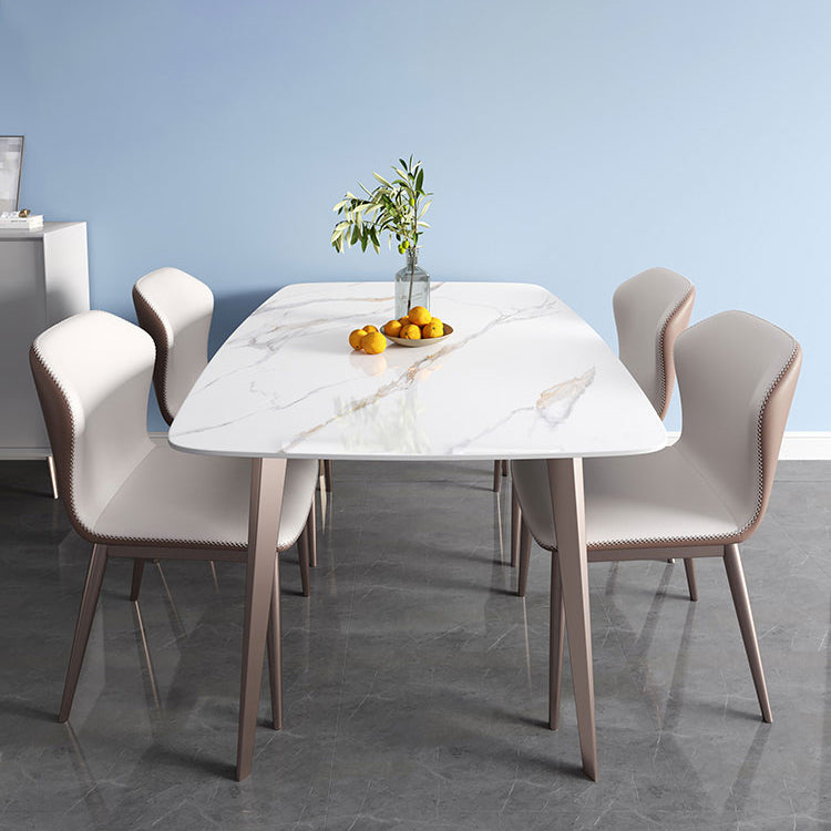 Rectangle Dining Table Traditional Luxury Dining Table for Home Clearhalo 'Dining Tables & Seating' 'Dining Tables' 'dining_table' 'furn' 'furn_dining_table' 'Furniture' 'Kitchen & Dining Furniture' 6277577