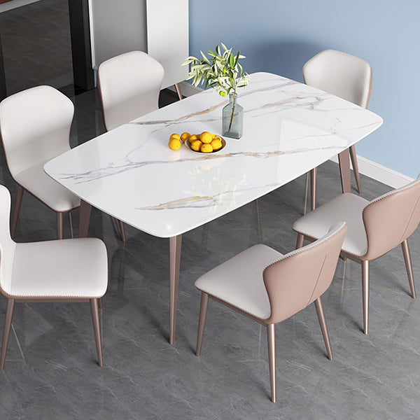 Rectangle Dining Table Traditional Luxury Dining Table for Home Clearhalo 'Dining Tables & Seating' 'Dining Tables' 'dining_table' 'furn' 'furn_dining_table' 'Furniture' 'Kitchen & Dining Furniture' 6277578