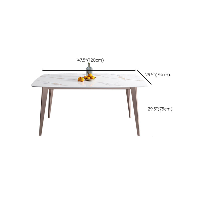 Rectangle Dining Table Traditional Luxury Dining Table for Home Clearhalo 'Dining Tables & Seating' 'Dining Tables' 'dining_table' 'furn' 'furn_dining_table' 'Furniture' 'Kitchen & Dining Furniture' 6277580