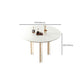 Modern Style Round Furniture Kitchen Dining Table with 3 Legs Clearhalo 'Dining Tables & Seating' 'Dining Tables' 'dining_table' 'furn' 'furn_dining_table' 'Furniture' 'Kitchen & Dining Furniture' 6277705