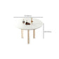 Modern Style Round Furniture Kitchen Dining Table with 3 Legs Clearhalo 'Dining Tables & Seating' 'Dining Tables' 'dining_table' 'furn' 'furn_dining_table' 'Furniture' 'Kitchen & Dining Furniture' 6277709