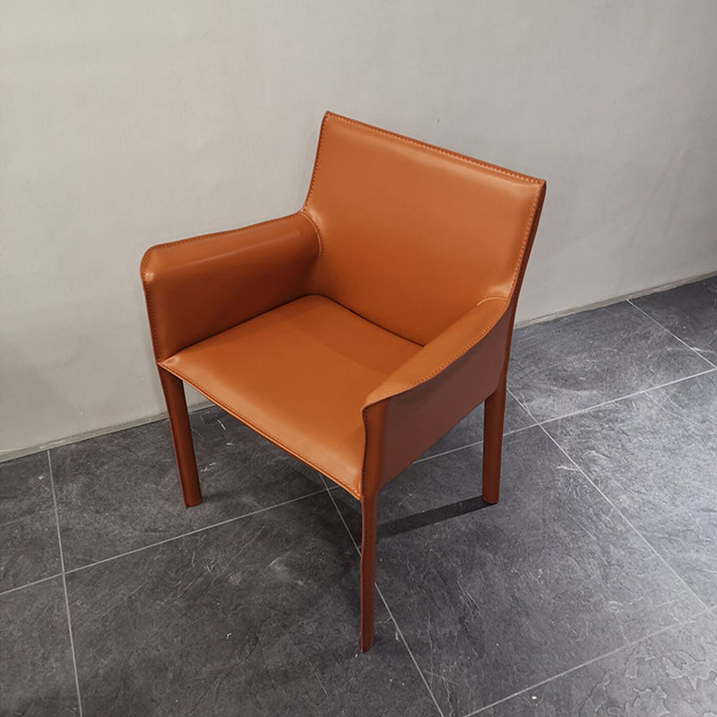 Faux Leather Kitchen Arm Chairs Contemporary Upholstered Dining Chairs