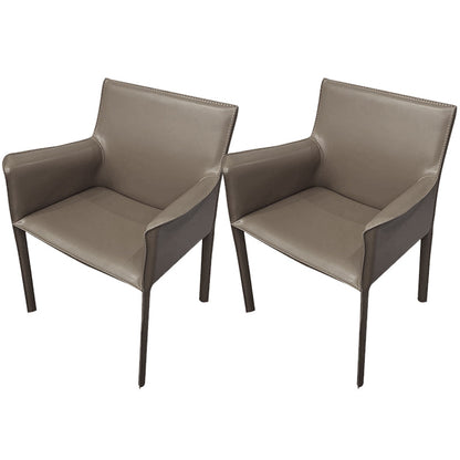 Faux Leather Kitchen Arm Chairs Contemporary Upholstered Dining Chairs