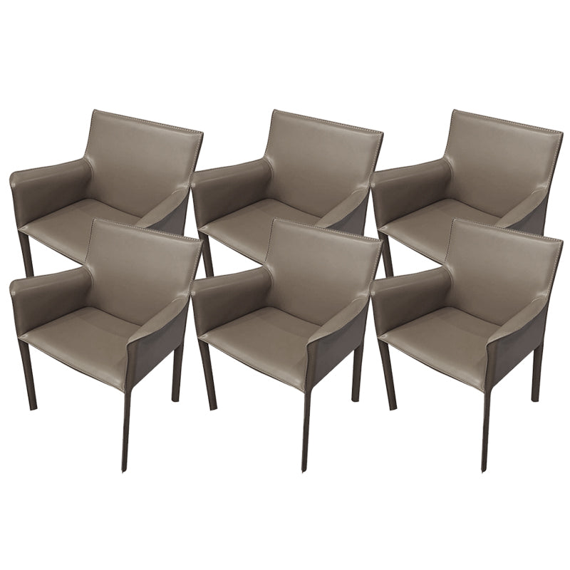 Faux Leather Kitchen Arm Chairs Contemporary Upholstered Dining Chairs