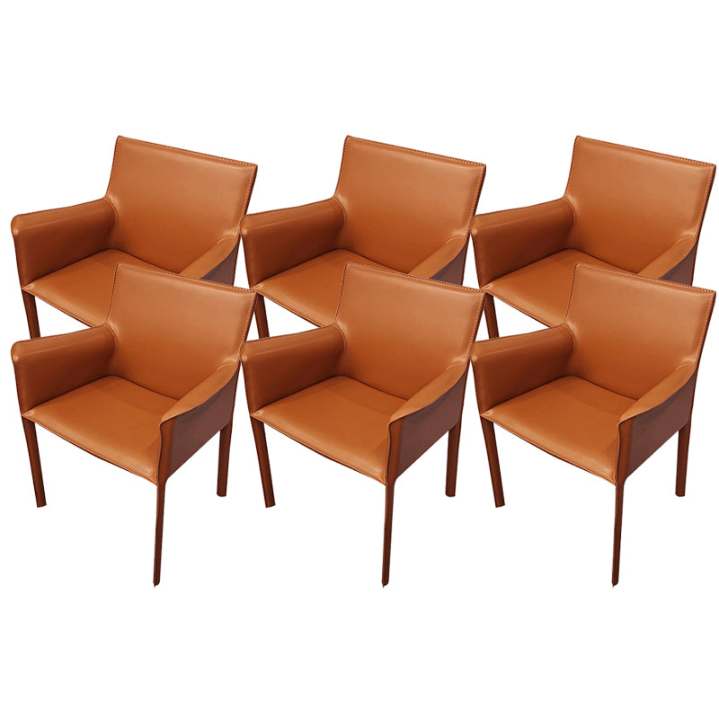 Faux Leather Kitchen Arm Chairs Contemporary Upholstered Dining Chairs