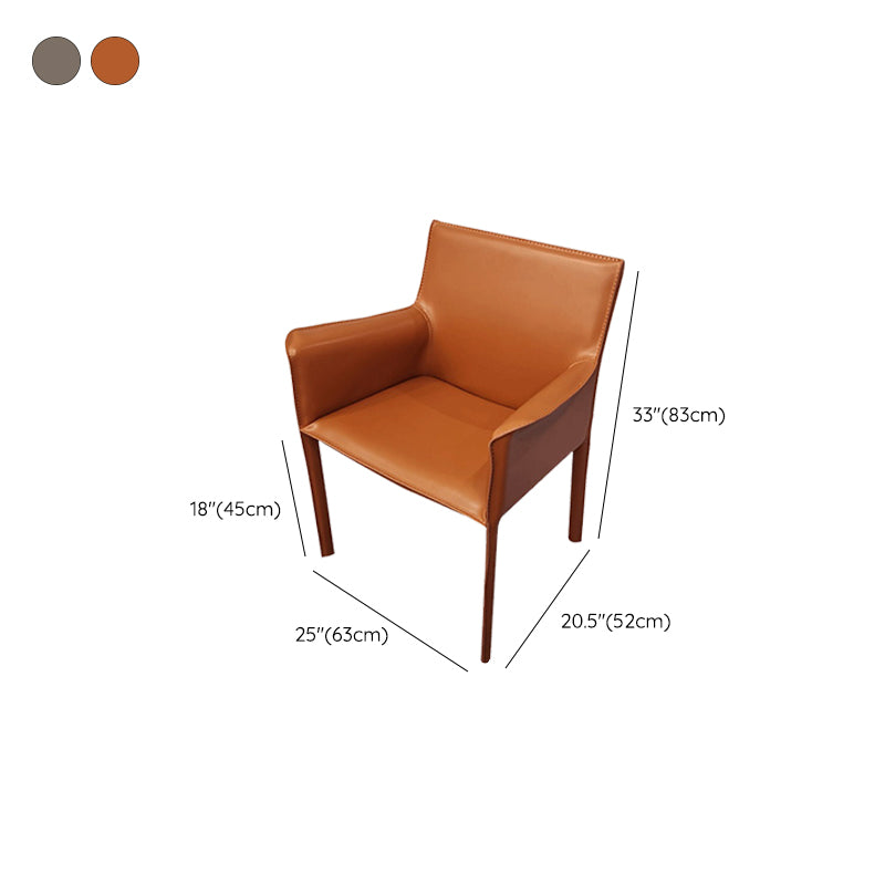 Faux Leather Kitchen Arm Chairs Contemporary Upholstered Dining Chairs
