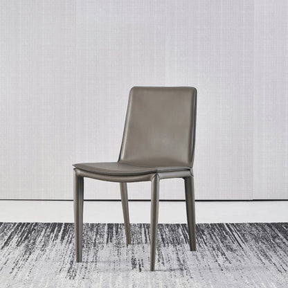 Sillas laterales sin brazo de silla de metal de comedor contemporáneo para la cocina