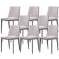 Sillas laterales sin brazo de silla de metal de comedor contemporáneo para la cocina