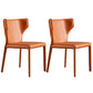 Contemporary Style Chair Armless Side Chairs with Metal Legs for Kitchen