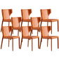 Contemporary Style Chair Armless Side Chairs with Metal Legs for Kitchen