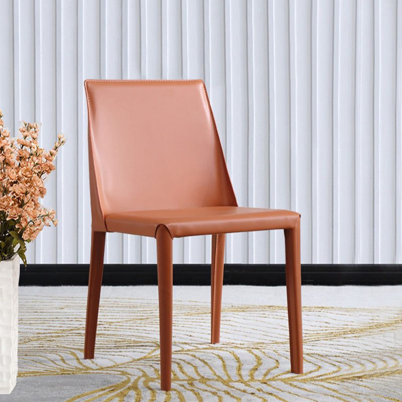 Faux Leder Küche Essstuhl zeitgenössische Küche Essarm ohne Armless Stuhl