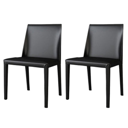 Faux Leder Küche Essstuhl zeitgenössische Küche Essarm ohne Armless Stuhl