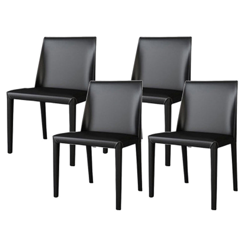 Faux Leder Küche Essstuhl zeitgenössische Küche Essarm ohne Armless Stuhl