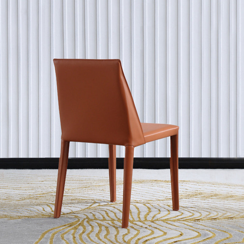 Faux Leder Küche Essstuhl zeitgenössische Küche Essarm ohne Armless Stuhl