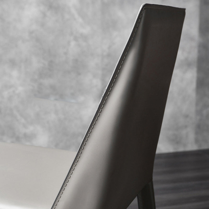 Faux Leder Küche Essstuhl zeitgenössische Küche Essarm ohne Armless Stuhl