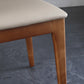 Sedie posteriori a stile contemporaneo sedie laterali senza braccia con gambe in legno per cucina