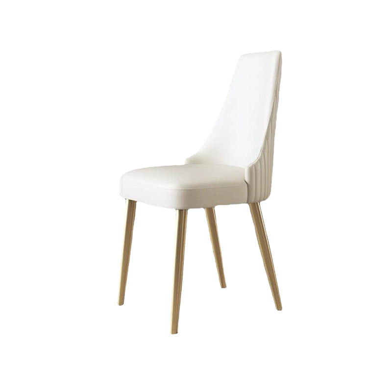 Contemporary Upholstered Dining Chair Faux Leather Kitchen Dining Chair Clearhalo 'Dining Chairs' 'Dining Tables & Seating' 'dining_chair' 'furn' 'furn_dining_chair' 'Furniture' 'Kitchen & Dining Furniture' 6278141