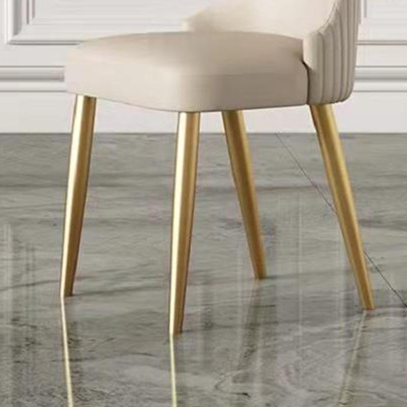 Contemporary Upholstered Dining Chair Faux Leather Kitchen Dining Chair Clearhalo 'Dining Chairs' 'Dining Tables & Seating' 'dining_chair' 'furn' 'furn_dining_chair' 'Furniture' 'Kitchen & Dining Furniture' 6278147