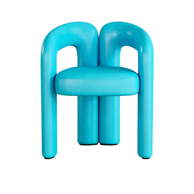 Modern Contemporary Upholstered Arm Chair Open Back Dining Chair for Dining Room Clearhalo 'Dining Chairs' 'Dining Tables & Seating' 'dining_chair' 'furn' 'furn_dining_chair' 'Furniture' 'Kitchen & Dining Furniture' 6278169