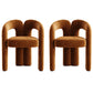 Modern Contemporary Upholstered Arm Chair Open Back Dining Chair for Dining Room Coffee 2 Piece Set Clearhalo 'Dining Chairs' 'Dining Tables & Seating' 'dining_chair' 'furn' 'furn_dining_chair' 'Furniture' 'Kitchen & Dining Furniture' 6278174