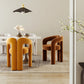 Modern Contemporary Upholstered Arm Chair Open Back Dining Chair for Dining Room Clearhalo 'Dining Chairs' 'Dining Tables & Seating' 'dining_chair' 'furn' 'furn_dining_chair' 'Furniture' 'Kitchen & Dining Furniture' 6278180