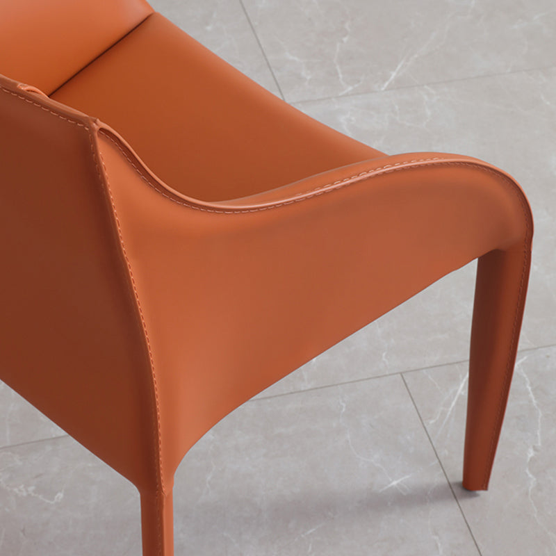 Contemporary Faux Leather Arm Chair Indoor Upholstered Chair