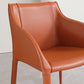 Contemporary Faux Leather Arm Chair Indoor Upholstered Chair