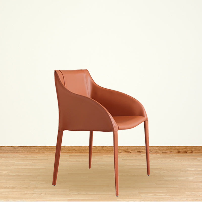 Contemporary Faux Leather Arm Chair Indoor Upholstered Chair