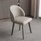 Contemporary Kitchen Dining Side Chair Upholstered Dining Chair in White