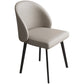 Contemporary Kitchen Dining Side Chair Upholstered Dining Chair in White