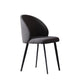Contemporary Kitchen Dining Side Chair Upholstered Dining Chair in Grey