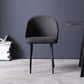 Contemporary Kitchen Dining Side Chair Upholstered Dining Chair in Grey