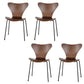 Industrial Kitchen Dining Side Chairs Armless Dining Chairs with Metal Legs