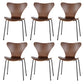 Industrial Kitchen Dining Side Chairs Armless Dining Chairs with Metal Legs