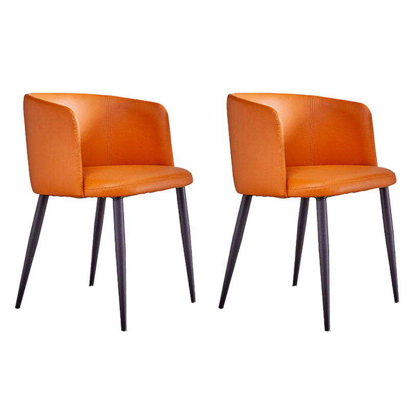 Faux Leather Kitchen Dining Chairs Contemporary Upholstered Dining Chairs