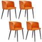 Faux Leather Kitchen Dining Chairs Contemporary Upholstered Dining Chairs