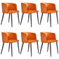 Faux Leather Kitchen Dining Chairs Contemporary Upholstered Dining Chairs
