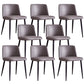 Faux Leather Kitchen Dining Chairs Contemporary Upholstered Dining Chairs