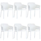 Plastic stapel eetgelegenheid fauteuil glam