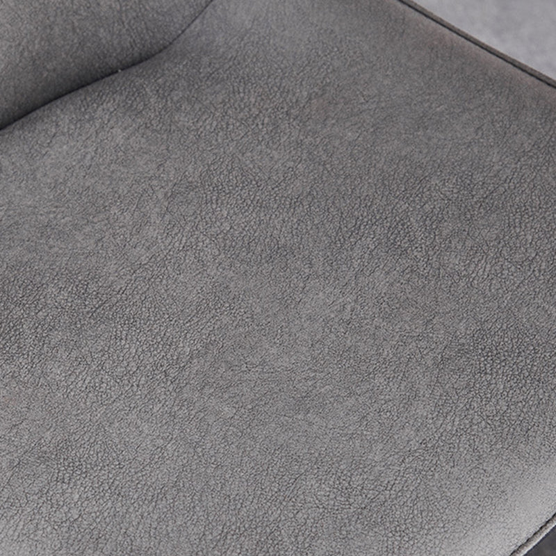 Wingback Side Chair Contemporary Faux Leather Kitchen Dining Chair