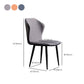 Industrial Upholstered Faux Leather Chair Wingback Side Chair with Metal Legs Clearhalo 'Dining Chairs' 'Dining Tables & Seating' 'dining_chair' 'furn' 'furn_dining_chair' 'Furniture' 'Kitchen & Dining Furniture' 6278492