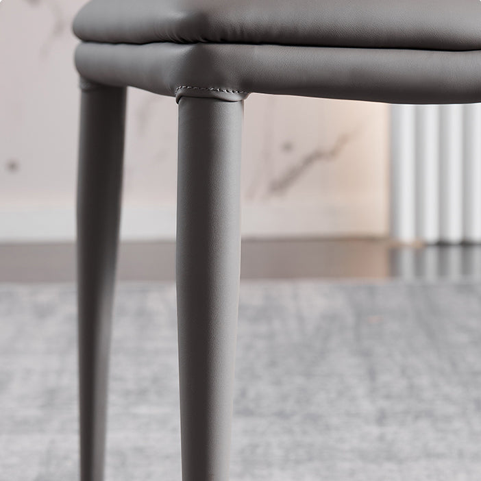 Faux Leather Dining Chair Parsons Upholstered Chair for Dining Room Clearhalo 'Dining Chairs' 'Dining Tables & Seating' 'dining_chair' 'furn' 'furn_dining_chair' 'Furniture' 'Kitchen & Dining Furniture' 6278526